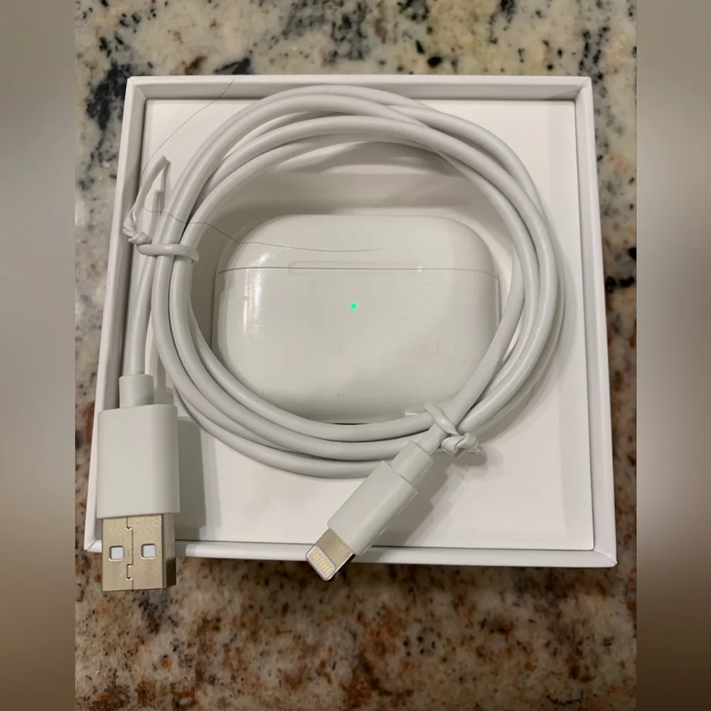 Apple AirPod Case and Charging Cord (AirPods not included)
